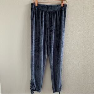 GAP Love By GAP Blue Velour Lounge Pants Athleisure Lounge Casual Small